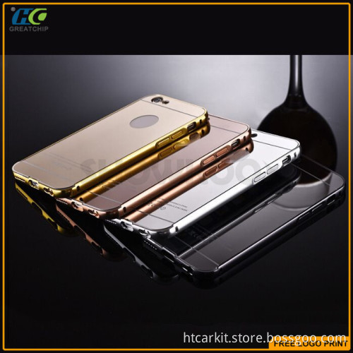 Aluminum bumper Mirror Case for iPhone 6 case cover for iphone 6s plus case cover